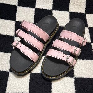Dr. Martens Pink Strap Sandals